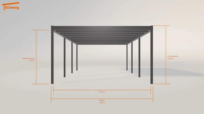 #DE Schweng Flachdachcarport C600+ (ID jj9x5n) #MTG