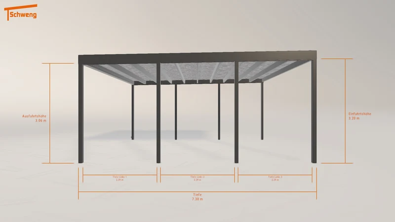 #DE Schweng Flachdachcarport C600+ (ID jj9x5n) #MTG