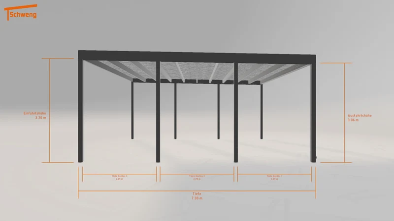#DE Schweng Flachdachcarport C600+ (ID jj9x5n) #MTG