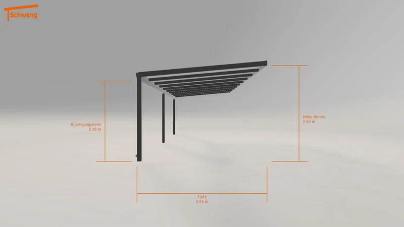 #DE Schweng Pultdachcarport S350 (ID 77m728)