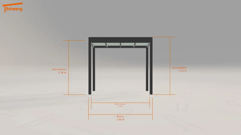 #DE Schweng Terrassenüberdachung S350 (ID g7g7db)