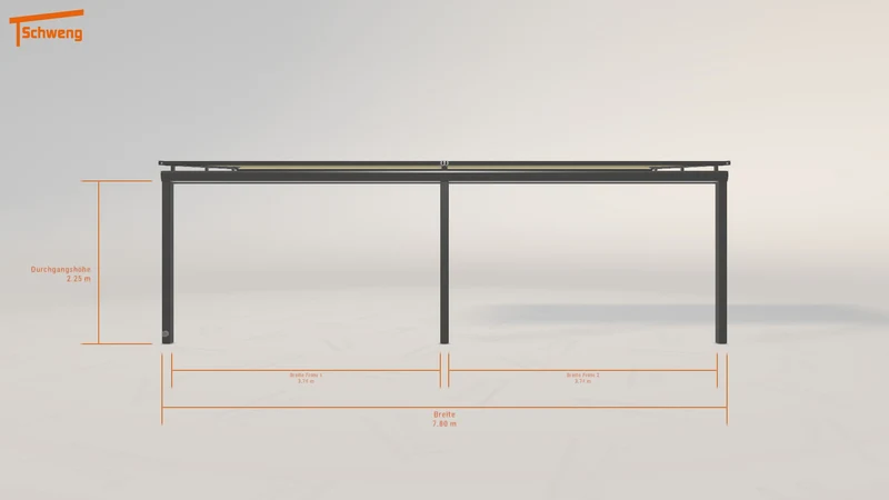 #DE Schweng Terrassenüberdachung S400 (ID 77mypp)