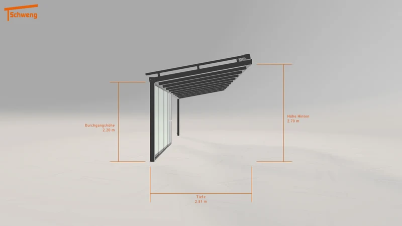 #DE Schweng Terrassenüberdachung S400 (ID ygnq3g)