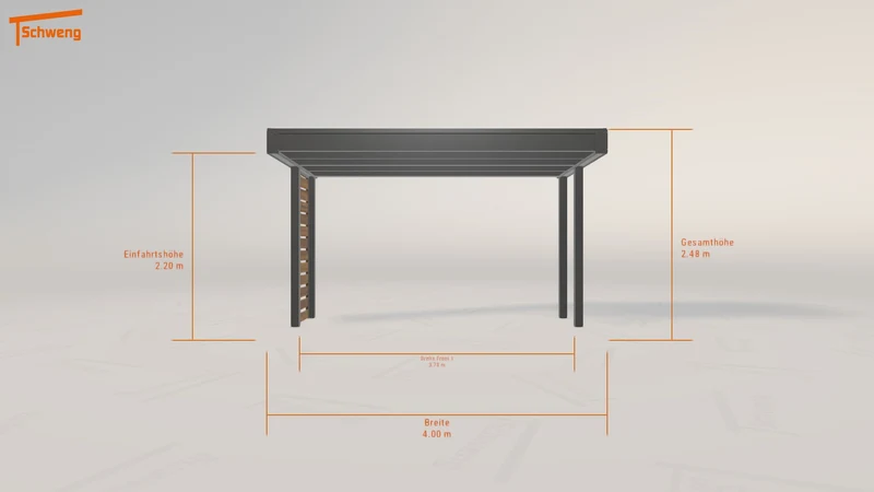 #DE Schweng Flachdachcarport C600+ (ID jj97j7) #MTG