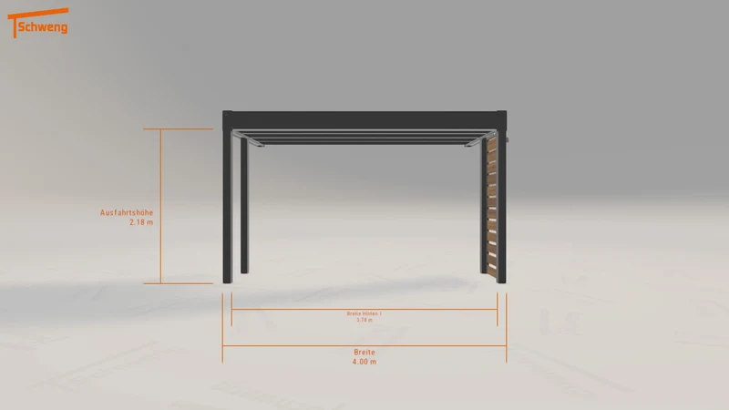 #DE Schweng Flachdachcarport C600+ (ID jj97j7) #MTG