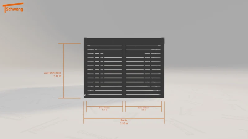 #DE Schweng Flachdachcarport C600+ (ID 77md77) #MTG