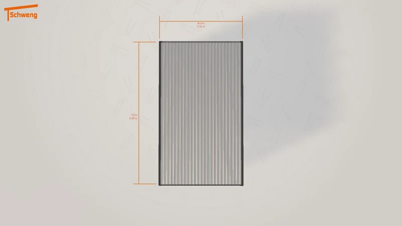 #DE Schweng Flachdachcarport C600+ (ID 77md77) #MTG