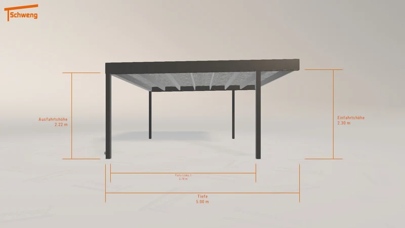 #DE Schweng Flachdachcarport C600 (ID 9wp37q) #MTG