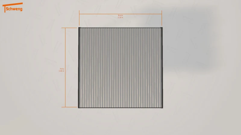 #DE Schweng Flachdachcarport C600 (ID 9wp37q) #MTG