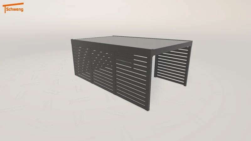 #DE Schweng Flachdachcarport C600 (ID qdw8gz) #MTG