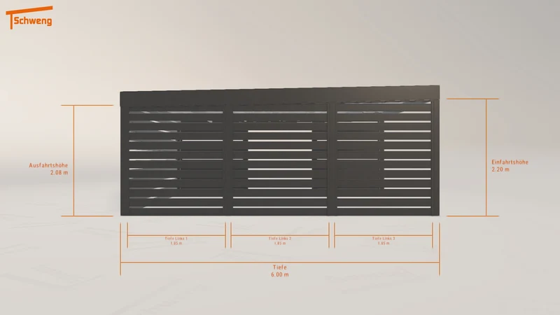 #DE Schweng Flachdachcarport C600 (ID qdw8gz) #MTG
