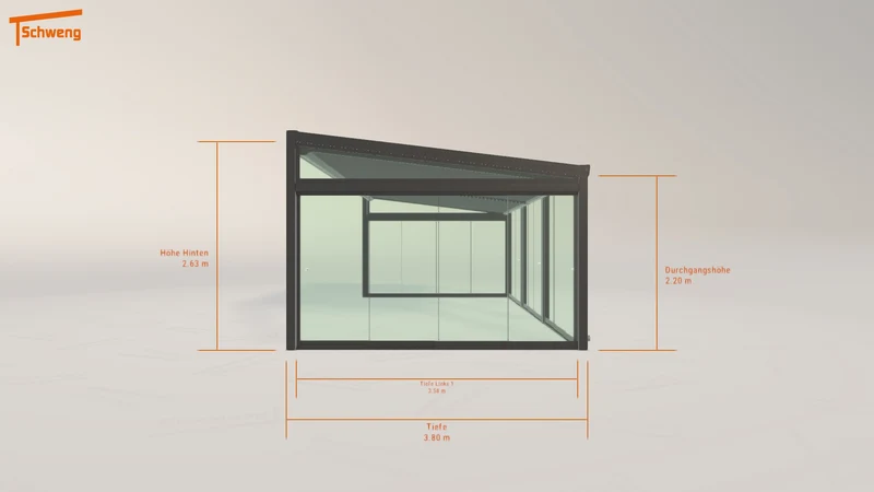 #DE Schweng Terrassenüberdachung S400 (ID 42j347)