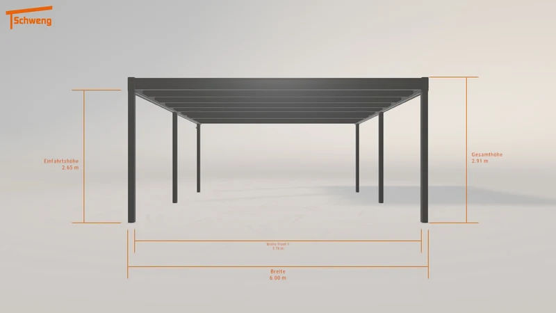 #DE Schweng Flachdachcarport C600 (ID 85b84d) #MTG