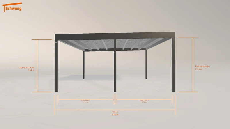 #DE Schweng Flachdachcarport C600 (ID 85b84d) #MTG