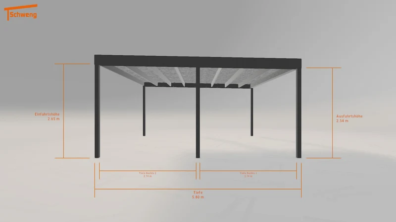 #DE Schweng Flachdachcarport C600 (ID 85b84d) #MTG