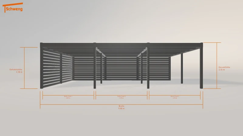 #DE Schweng Flachdachcarport C600 (ID x7nwy9) #MTG