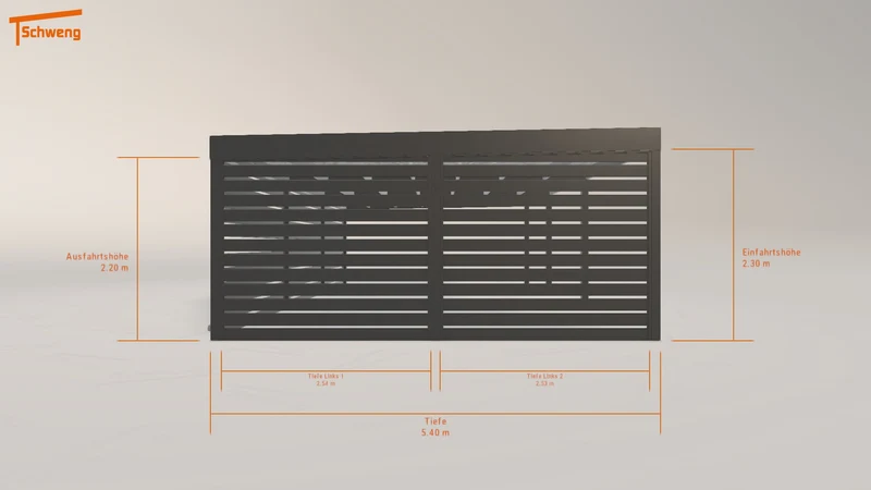 #DE Schweng Flachdachcarport C600 (ID x7nwy9) #MTG