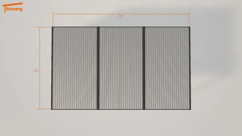 #DE Schweng Flachdachcarport C600 (ID x7nwy9) #MTG