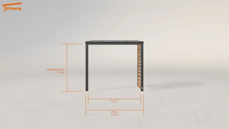 #DE Schweng Terrassenüberdachung S350 (ID 2qx27d)