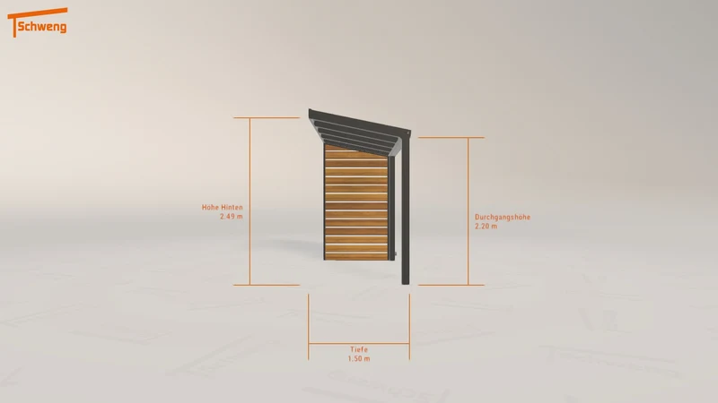 #DE Schweng Terrassenüberdachung S350 (ID 2qx27d)