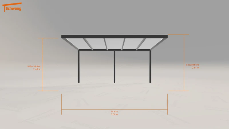 #DE Schweng Terrassenüberdachung S350 (ID n5x597)
