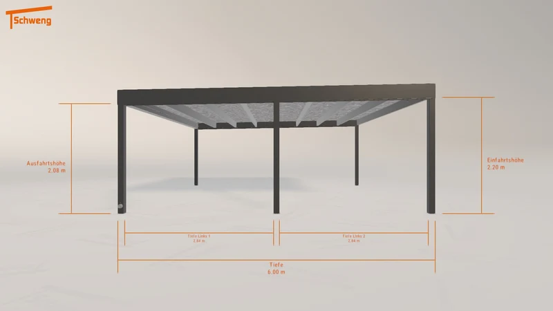 #DE Schweng Flachdachcarport C600 (ID 2qx2qr) #MTG