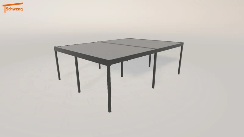 #DE Schweng Flachdachcarport C600+ (ID 42jr2m) #MTG