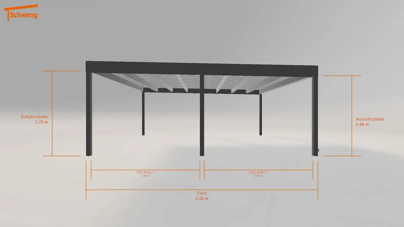 #DE Schweng Flachdachcarport C600 (ID 9wp8w7) #MTG