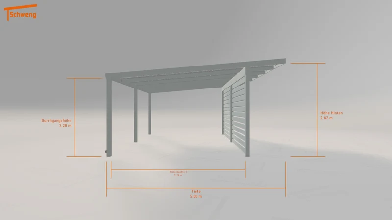 #DE Schweng Pultdachcarport S400 (ID k2y2pk) #MTG