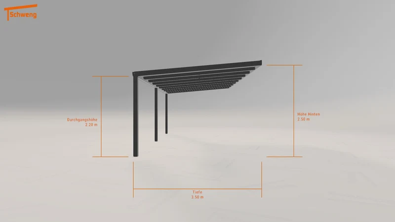 #DE Schweng Terrassenüberdachung S350 (ID mj7jgv)