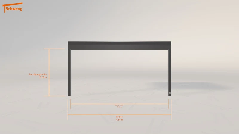 #DE Schweng Terrassenüberdachung S400 (ID zbgbp9)