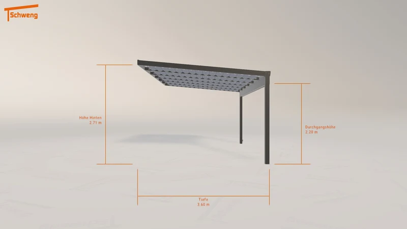 #DE Schweng Terrassenüberdachung S400 (ID zbgbp9)
