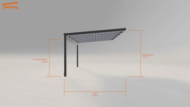 #DE Schweng Terrassenüberdachung S400 (ID zbgbp9)