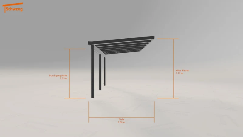 #DE Schweng Terrassenüberdachung S400 (ID 85b5nx)