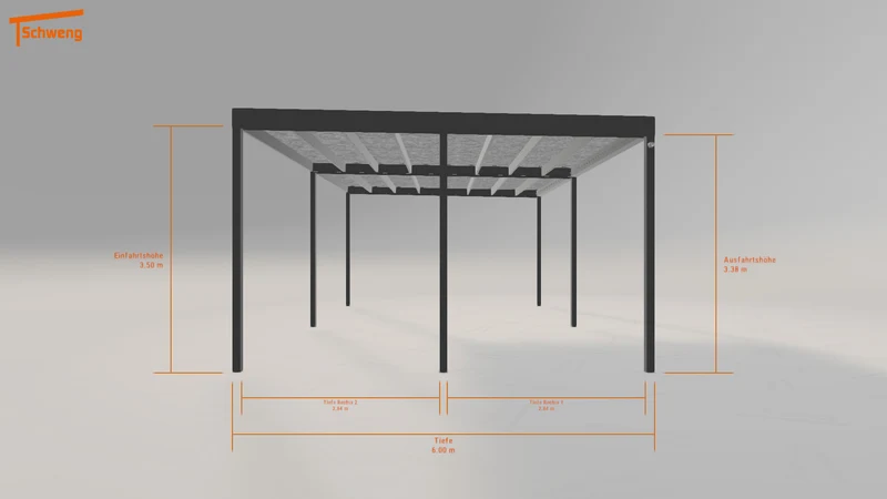 #DE Schweng Flachdachcarport C600 (ID k2y2kz) #MTG