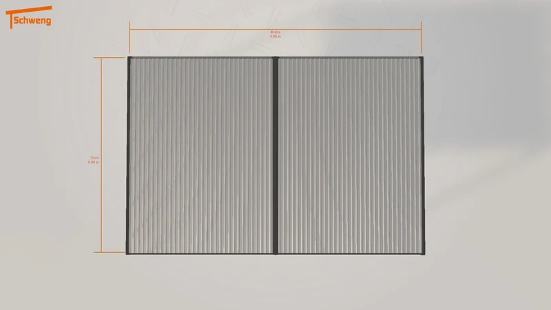 #DE Schweng Flachdachcarport C600 (ID k2y2kz) #MTG