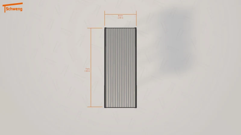 #DE Schweng Flachdachcarport C600 (ID k2y25y)