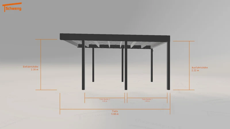 #DE Schweng Flachdachcarport C600+ (ID v4r4mp) #MTG