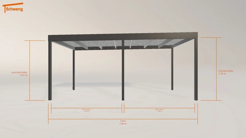 #DE Schweng Flachdachcarport C600 (ID bkgvwm) #MTG