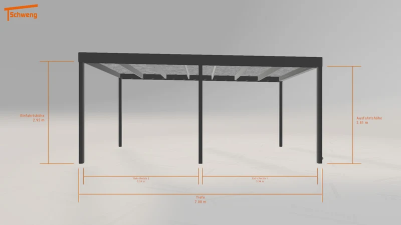 #DE Schweng Flachdachcarport C600 (ID bkgvwm) #MTG