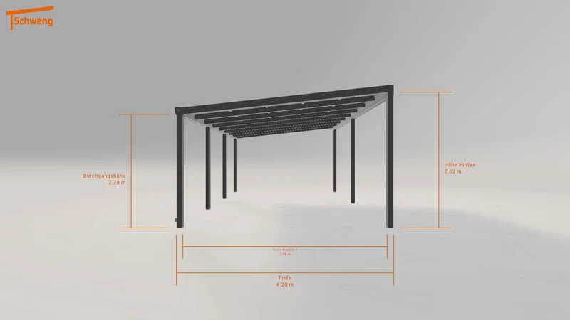#DE Schweng Pultdachcarport S400 (ID zbgvnm) #MTG