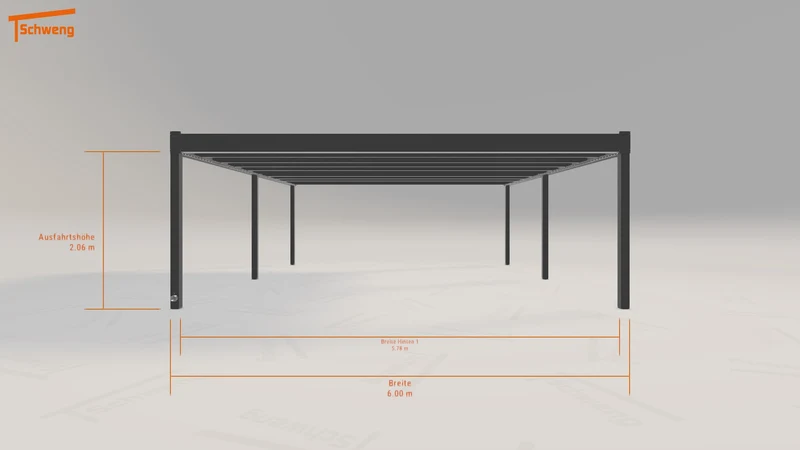 #DE Schweng Flachdachcarport C600+ (ID w3n3b4) #MTG