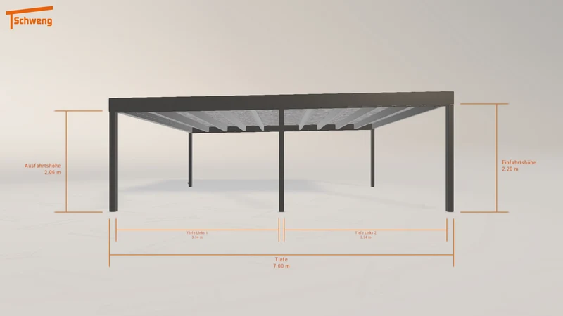 #DE Schweng Flachdachcarport C600+ (ID w3n3b4) #MTG