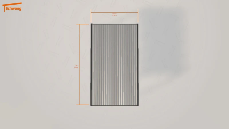 #DE Schweng Flachdachcarport C600 (ID n5x5m3) #MTG