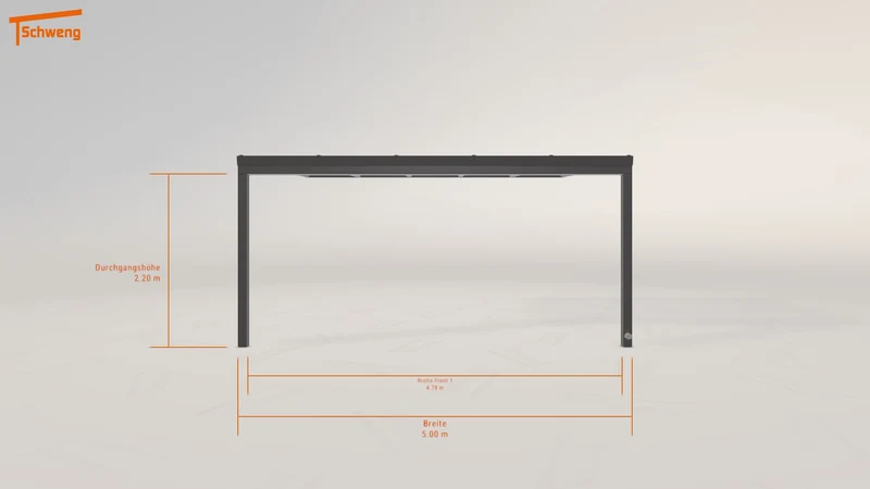 #DE Schweng Terrassenüberdachung S350 (ID 3383pz)