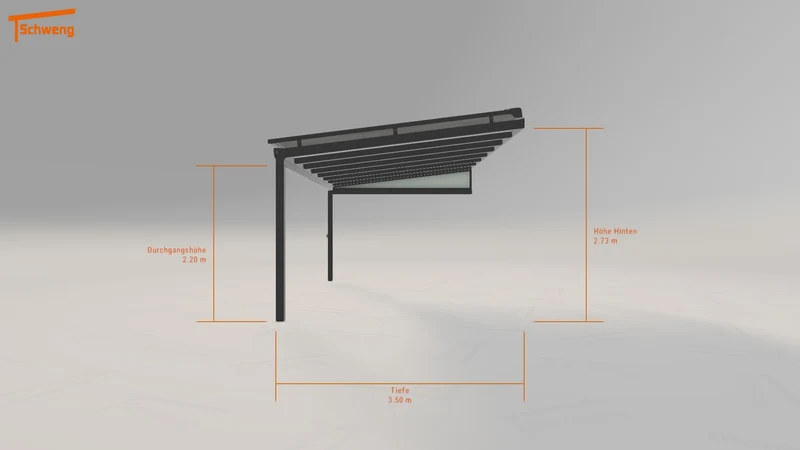 #DE Schweng Terrassenüberdachung S400 (ID 33gv8p)