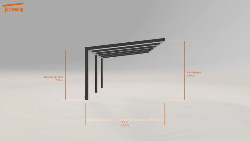#DE Schweng Terrassenüberdachung S400 (ID 9wdq59)
