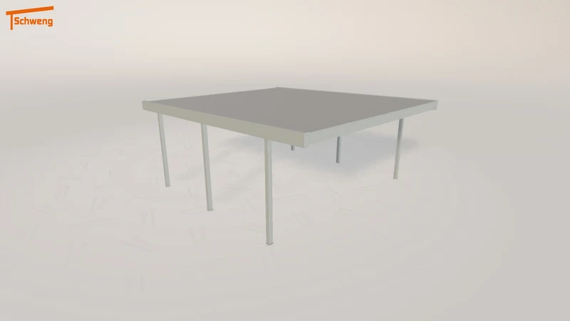 #DE Schweng Flachdachcarport C600+ (ID rjzpgk) #MTG