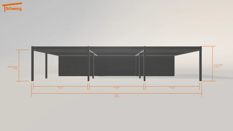 #DE Schweng Flachdachcarport C600+ (ID 2qxn7y) #MTG