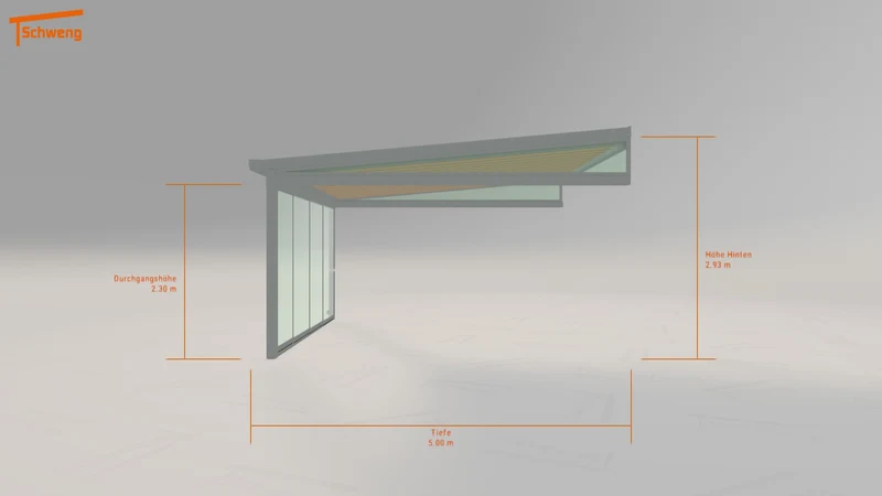 #DE Schweng Terrassenüberdachung S400 (ID k2ybrp)